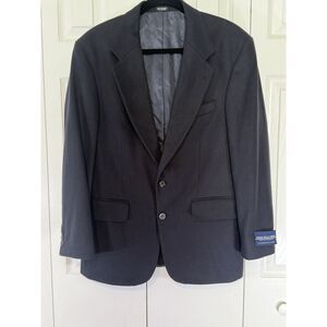 Oscar de la Renta Cashmere Blend Sport Coat Black 40S Menswear NWOT